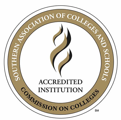 SACSCOC accredited institution seal